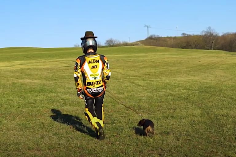 Auch der Dackel kommt bei Chris Stange nicht zu kurz