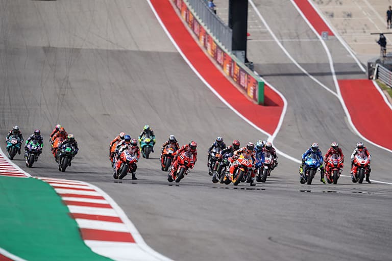 Marc Márquez nützte den Platz in der «front row» perfekt aus