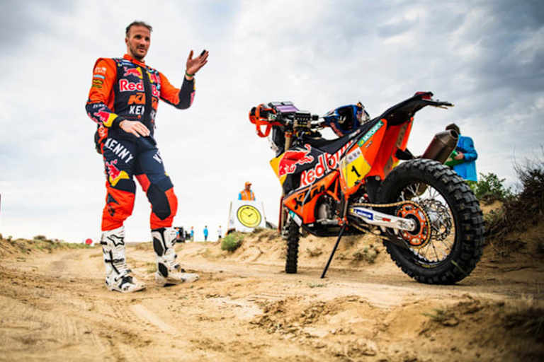 Die Kasachstan-Rallye bestritt Sunderland 2021 noch auf KTM
