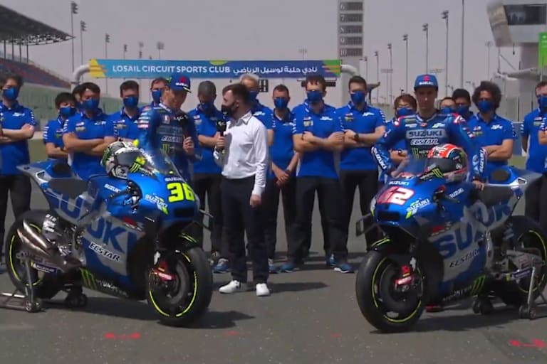 Suzuki Ecstar präsentierte sich live aus Losail