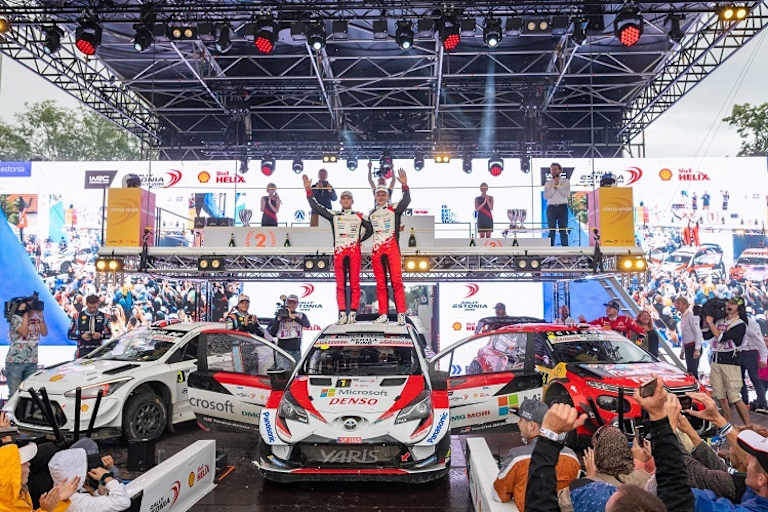 Ott Tänak bei seinem Vorjahressieg in Estland