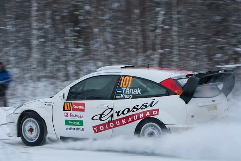 Ott Tänak 2020 bei der Rallye Arctic