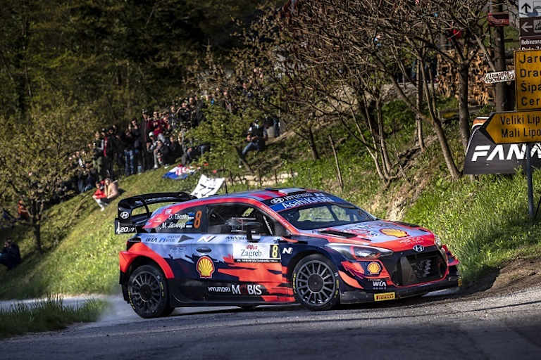 Ott Täank, in Kroatien und in der WRC Vierter