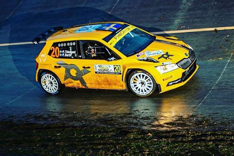 Pontus Tidemand im Skoda Fabia Rally2 von Toksport in Monza