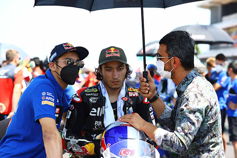 Schnelle Türken: Razgatlioglu, Öncü und Sofuoglu (v.l.)