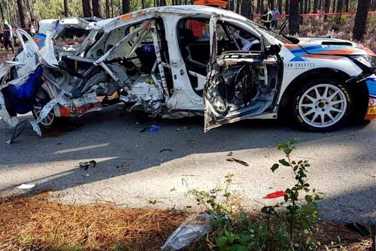 Der total zerstörte Peugeot 208