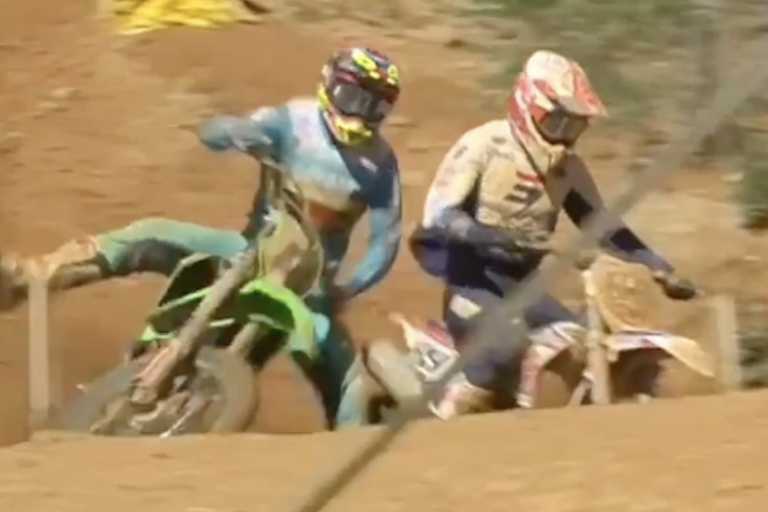 Jeremy van Horebeek kollidiert mit Jed Beaton