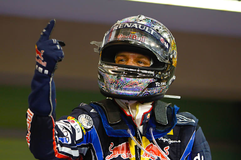 Sebastian Vettel nach seinem ersten WM-Titel 2010