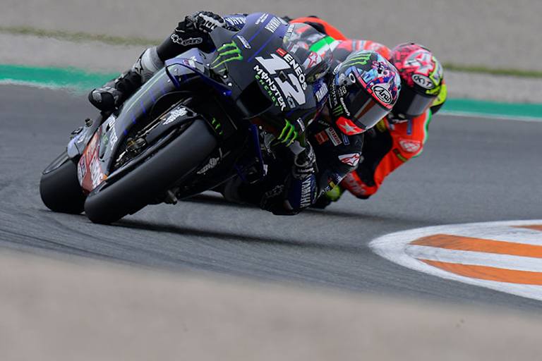 Maverick Viñales in Valencia: Der Zweikampf ist nicht seine Stärke