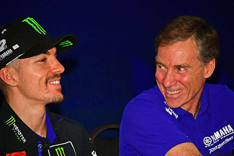 Maverick Viñales und Lin Jarvis