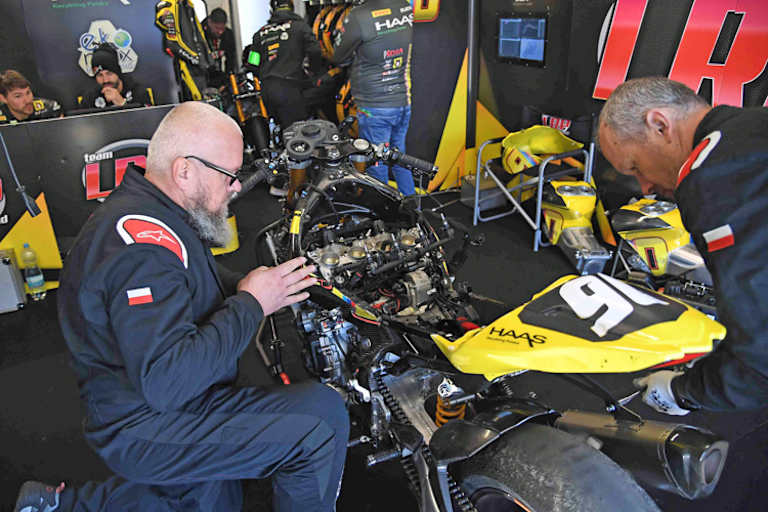 Viel Arbeit für die Mechaniker