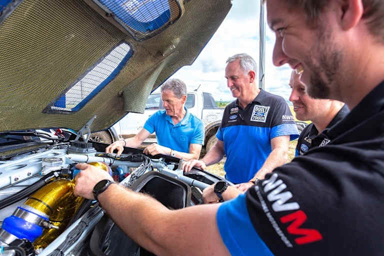 Malcolm Wislon (li.) neben Neil Woolridge