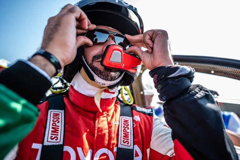 Beim Heimspiel ist Yazeed Al-Rajhi Dritter