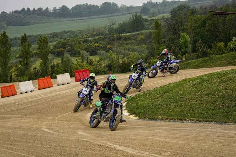 Auf der Motorisch in Tavullia