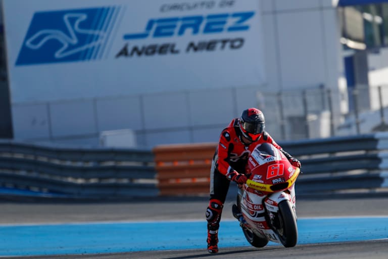 Alessandro Zaccone beim Jerez-Test