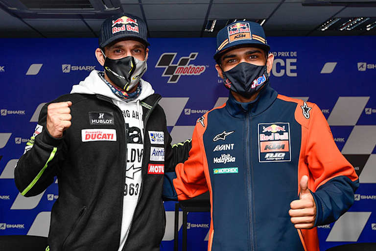 Das neue Pramac-Team: Zarco und Martin