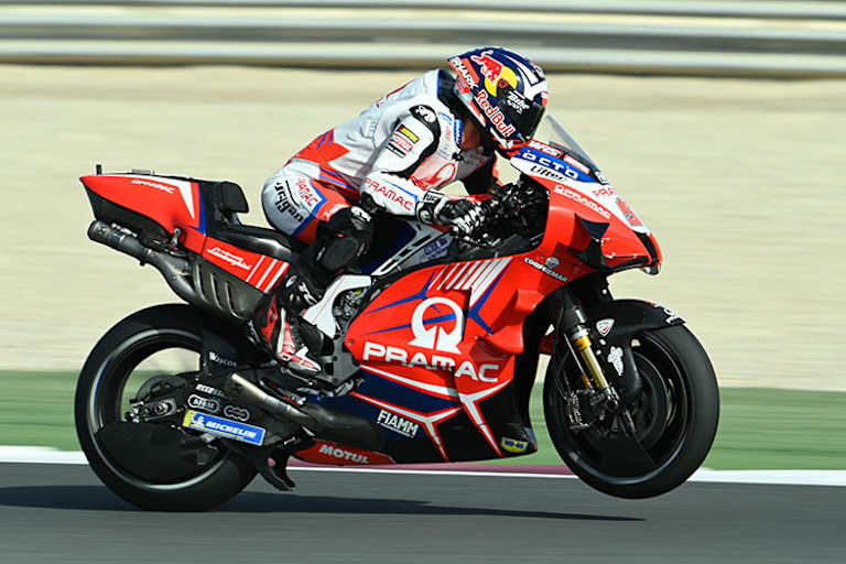 Johann Zarco auf der Ducati in Katar