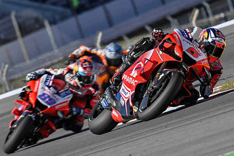 Algarve-GP: Johann Zarco (5) vor Jorge Martin (89)