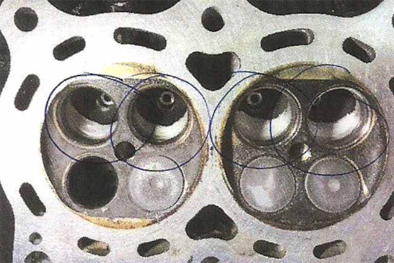 Der modifizierte Zylinderkopf