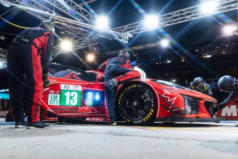 Die Corvette Z06 LMGT3.R von Orey Fidani war bereits 2025 in Le Mans