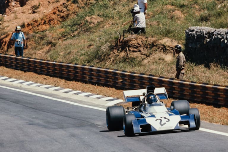 Luiz Bueno mit seinem Surtees in Interlagos 1973