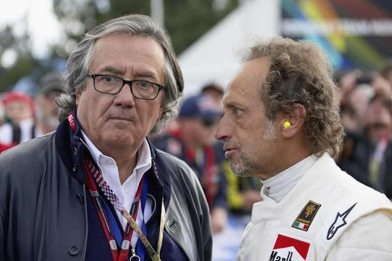Giancarlo Minardi und sein langjähriger Pilot Pierluigi Martini