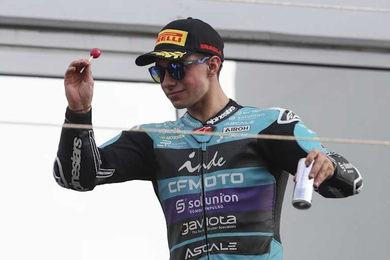 David Alonso ist mittlerweile Dauergast auf dem Podium