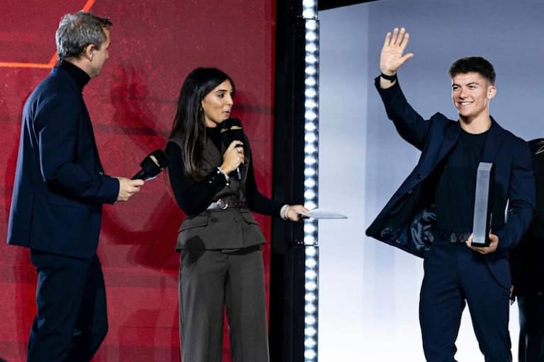 Rookie des Jahres Daniel Holgado bei den MotoGP Awards