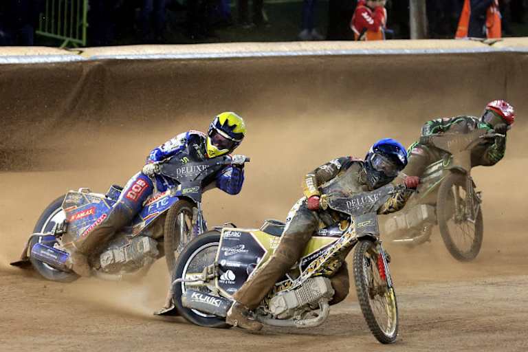 Norick Blödorn (vorne) zeigte zwei bärenstarke Laufsiege