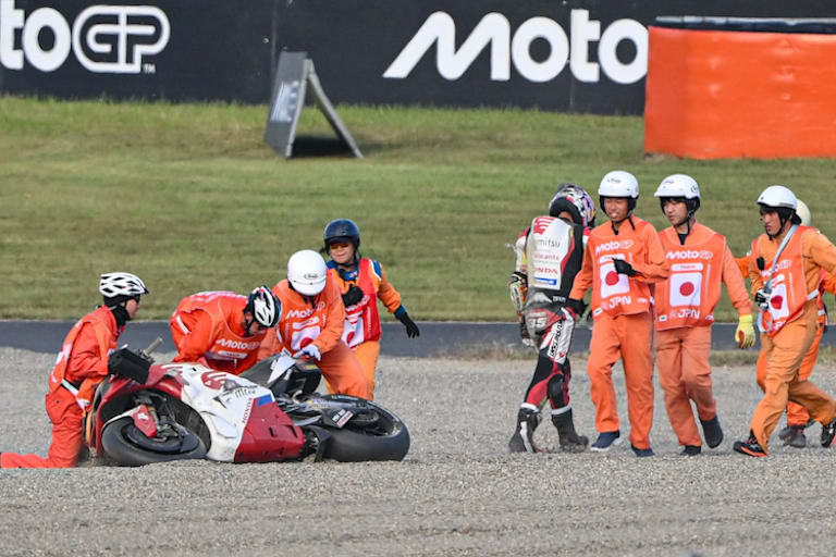 Rookie Somkiat Chantra lag auch einmal auf der Nase