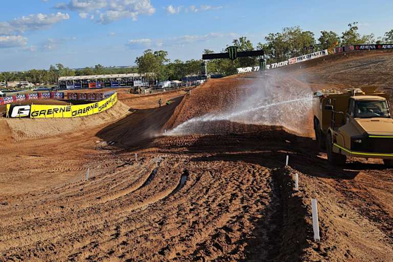 Die Strecke in Darwin ist bereit