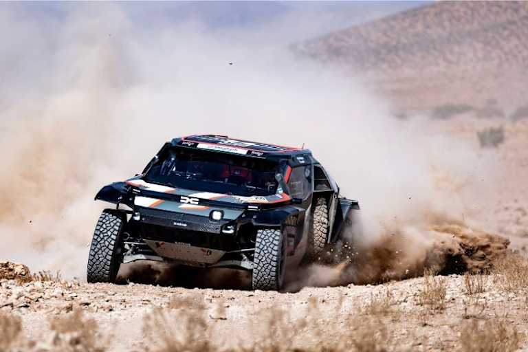 Dacia-Sandrider Sebastien Loeb gewann die erste Etappe in Marokko