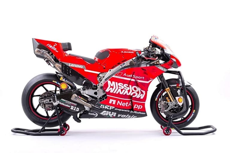Mit allen Originalen-Stickern zu verkaufen: Werks-Ducati Desmosedici GP19 von Andrea Dovizioso