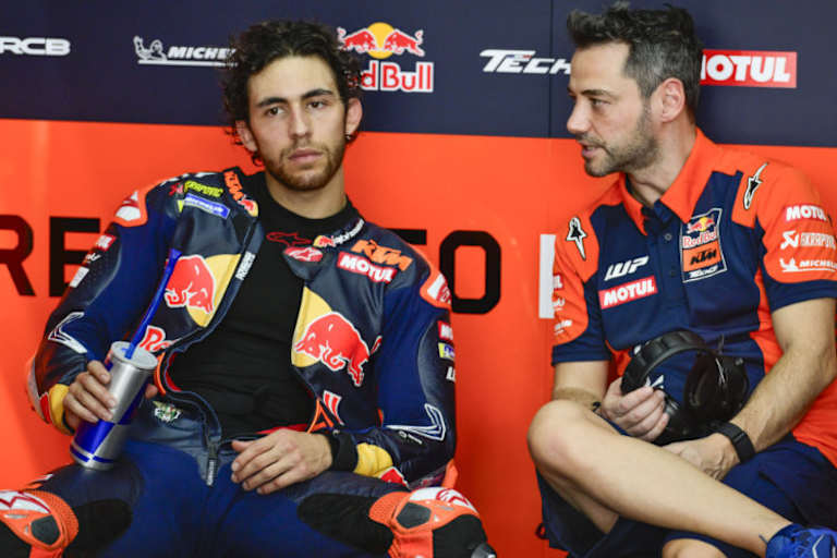 Alberto Giribuola (re.) mit Enea Bastianini