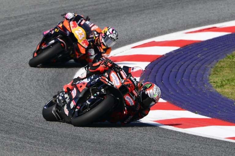 Bei den Konstrukteuren rangiert Aprilia vor KTM auf Platz 2