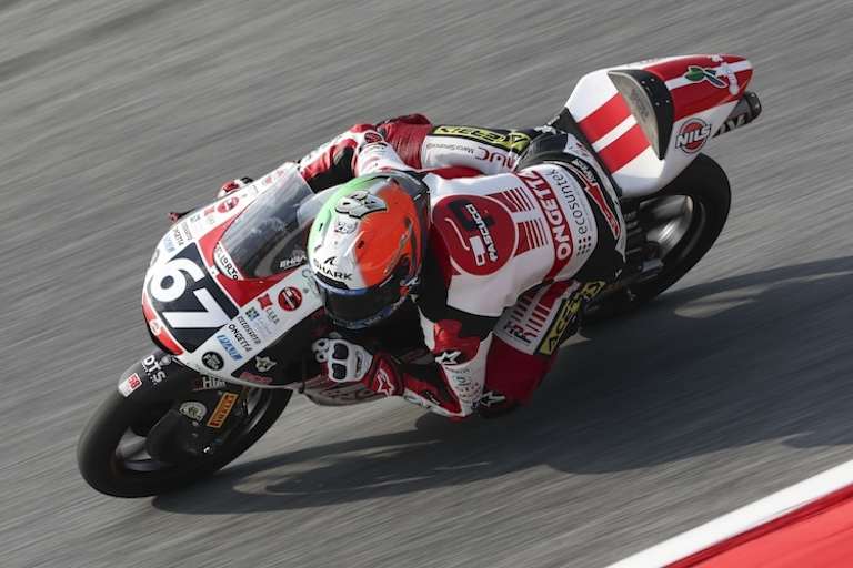 Casey O'Gorman bei seinem GP-Debüt für SIC58 auf dem Red Bull Ring