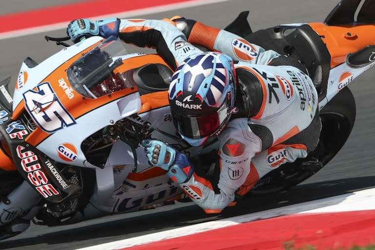 Aprilia erlebte einen starken Samstag