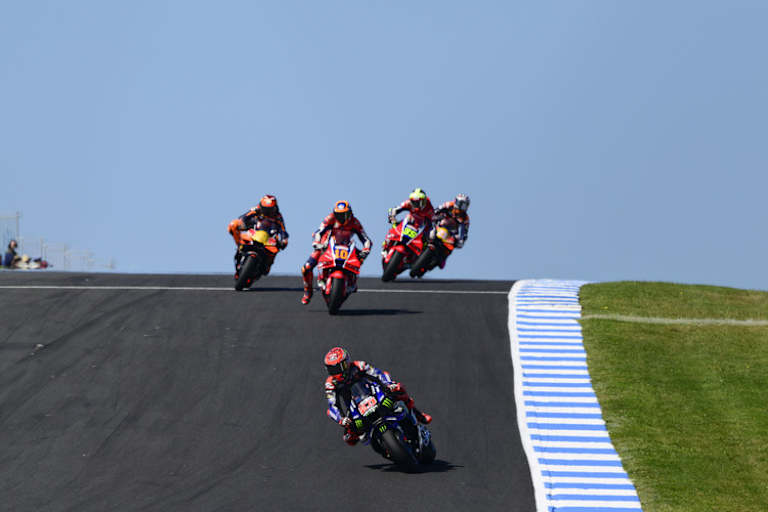 Der Franzose hielt sich die Kampfgruppe um Marini und Espargaró vom Leib