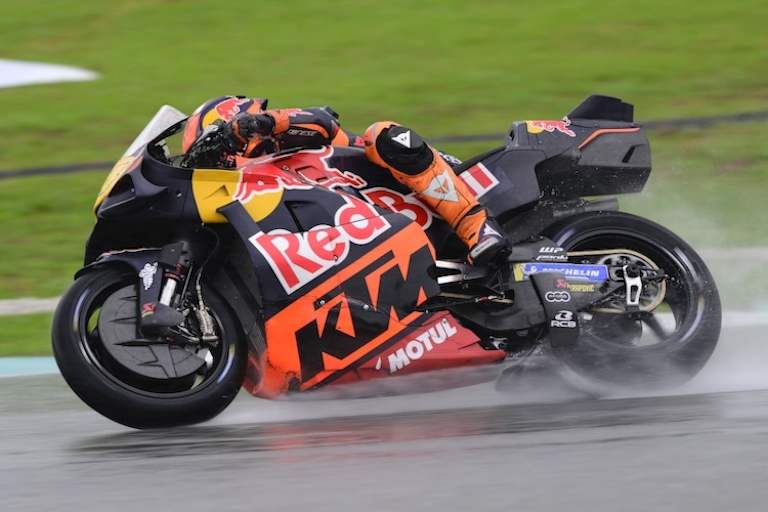 Versuchte es auch im Nassen: Pol Espargaro (4.)