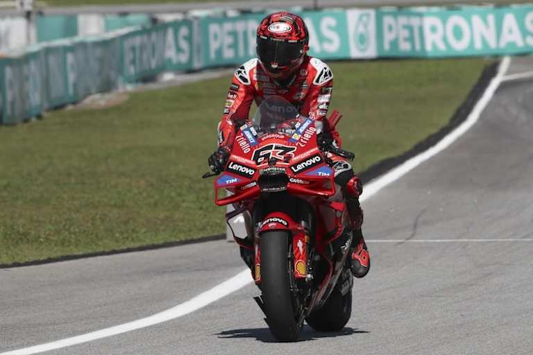 Ein Reifenschaden beendete den Grand Prix vorzeitig