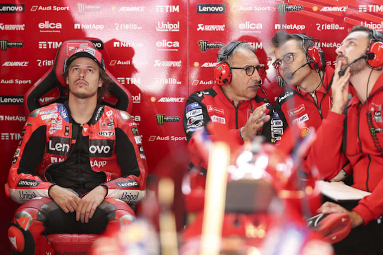 Im FP2 lange gewartet und dann sofort stark unterwegs: Nicolo Bulega