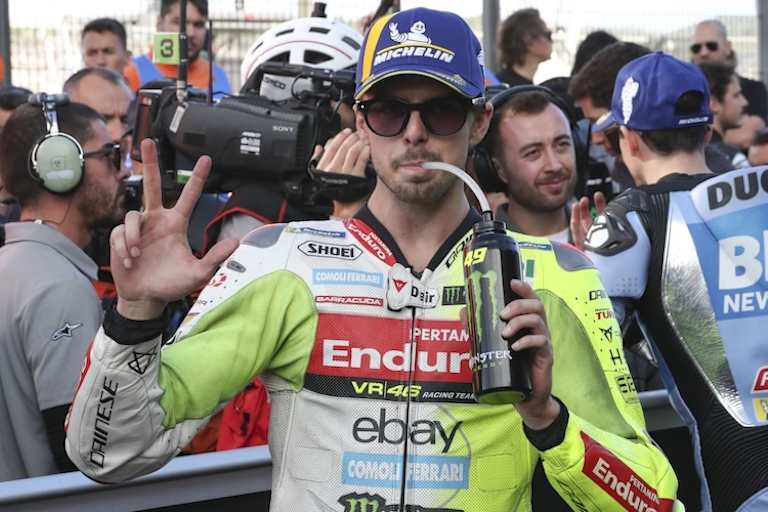 Startete von Platz 3 und wurde Dritter: Fabio Di Giannantonio