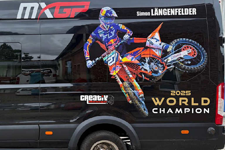 Der Sprinter von Eddy Schulz in Seitenansicht