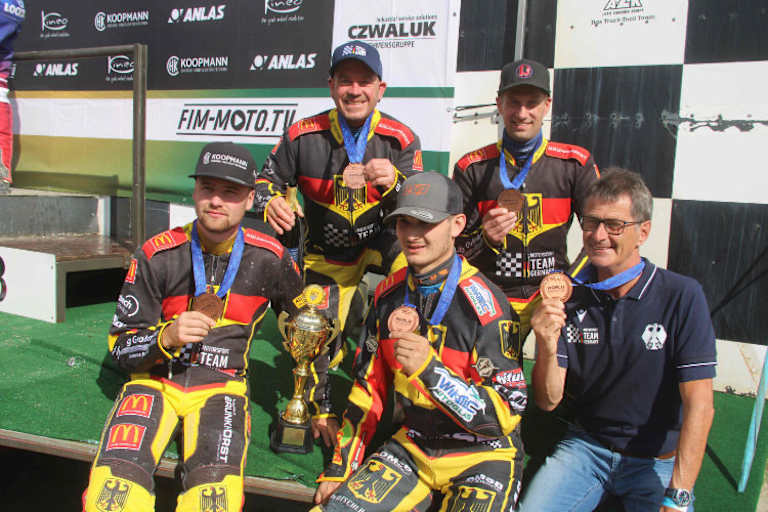 Das deutsche Team holte eine weitere WM-Medaille