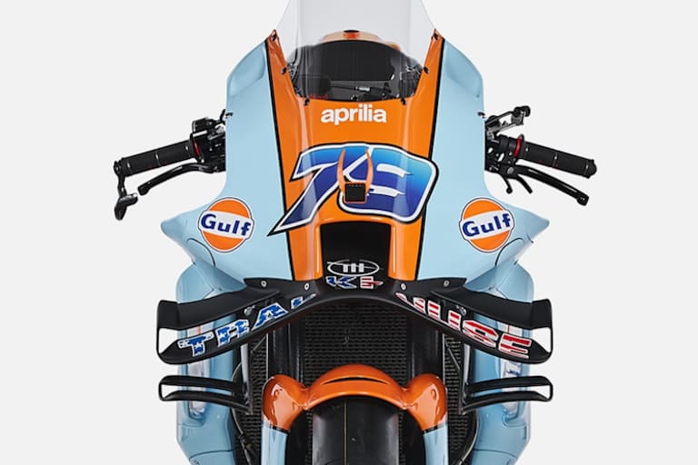 Mit der Aprilia RS-GP in der schönen Gulf-Sonderlackierung wird Ai Ogura erst in Malaysia fahren