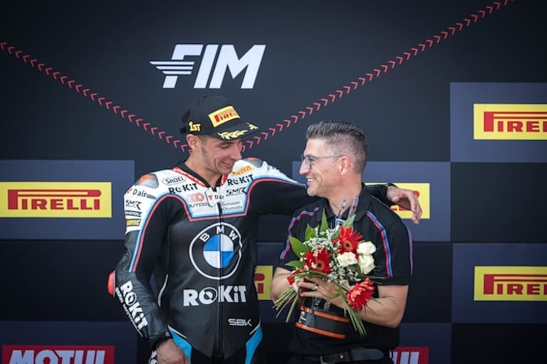 Toprak Razgatlioglu mit Chris Gonschor