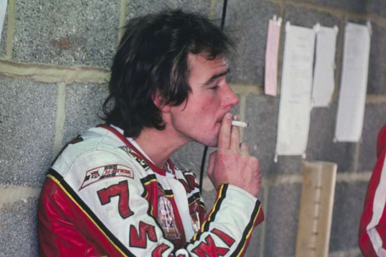 Heute undenkbar: Weltmeister Barry Sheene wrauchte 40 bis 60 Zigaretten pro Tag