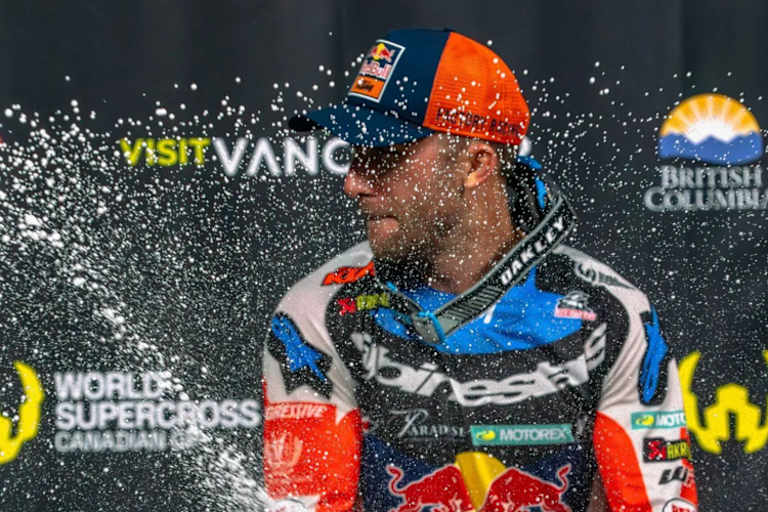 Eli Tomac gewann sein erstes Rennen auf KTM in Vancouver