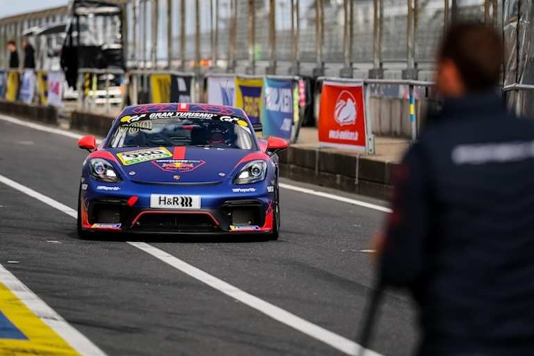 Der vierfache Formel-1-Champion drehte im Lionspeed GP Porsche 718 Cayman GT4 Clubsport 14 fehlerlose Runden