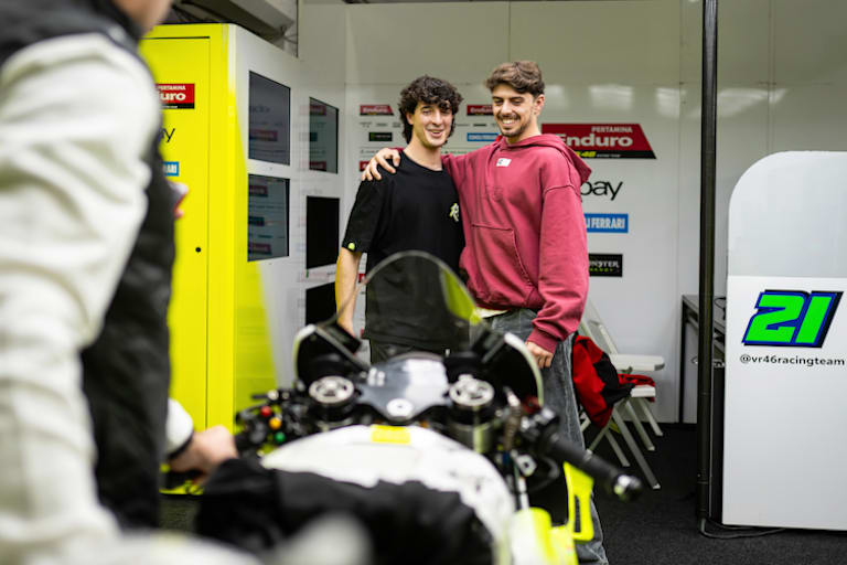 Celestino Vietti und Fabio Di Giannantonio